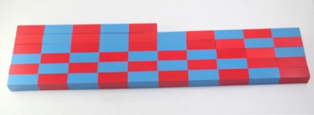 モンテッソーリ　算数棒 ♪大1m♪　Montessori