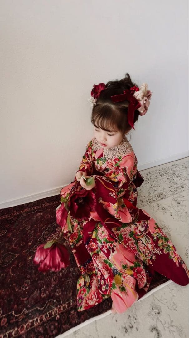 ときめく女の子エプロン&服ロゼット様order 髪飾り♡