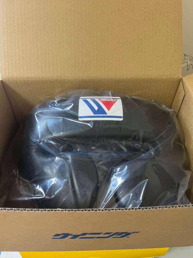 Winning ヘッドギア L ブラックフェイスガード新品未使用 新品箱付きの