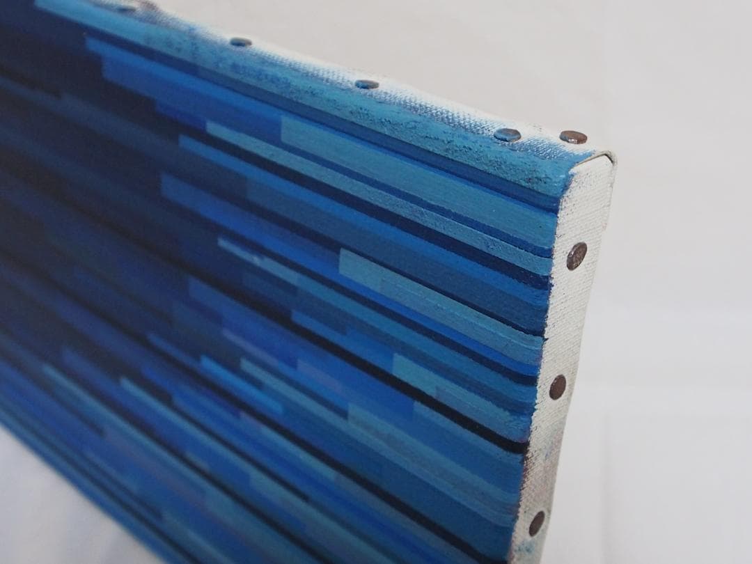 櫻井潤弥「重層する想い」◆キャンバスに油彩画◆2004年◆額装なし◆裏書◆M3号