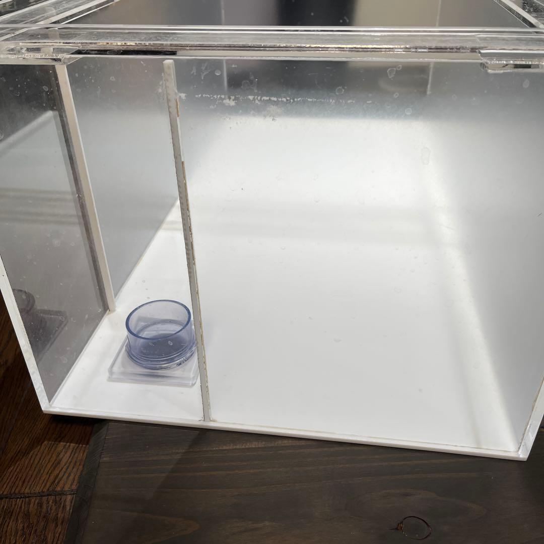 オーバーフロー水槽 アクリル製 透明リフジュウム水槽セット