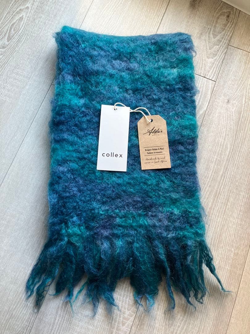 美品】「Adele´s MOHAIR (アデーレ モヘア)」大判マフラー