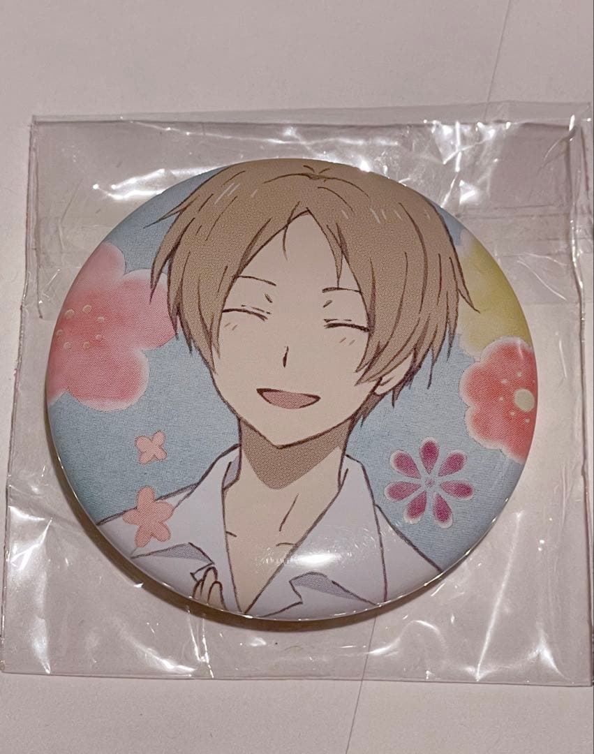 夏目友人帳 10周年 缶バッジ 夏目 貴志 夏目貴志 アニメ夏目友人帳ニャンコ