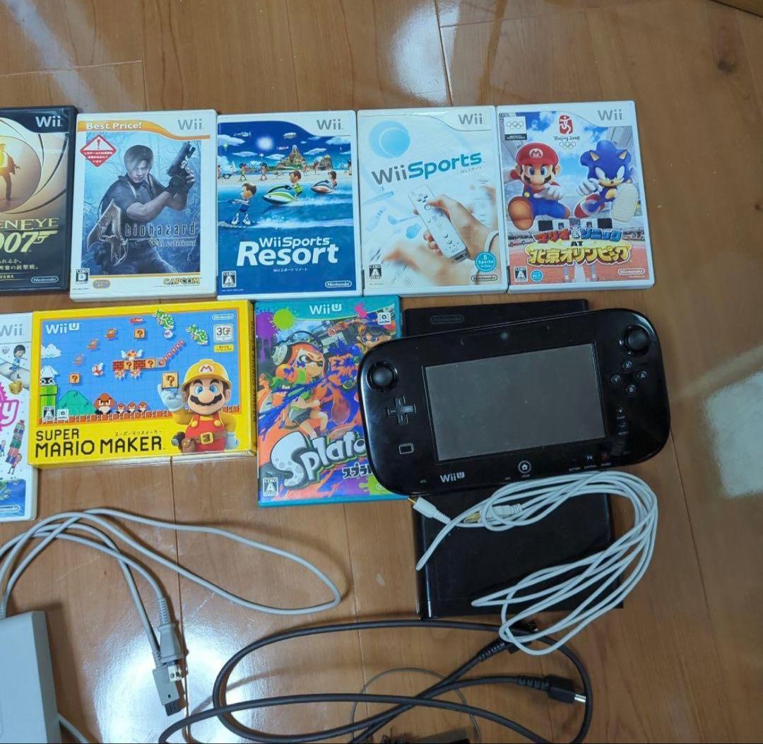 WiiＵ　32GB　プレミアムセット　すぐ遊べる！　　ダウンロードソフト付き！