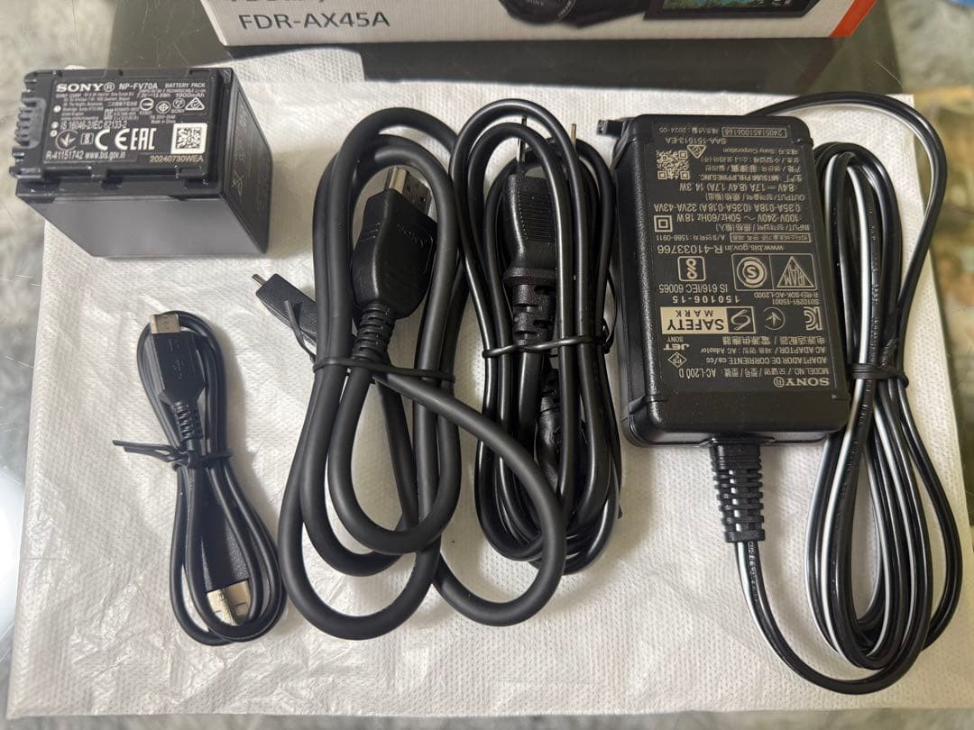 SONY FDR-AX45A(2024年製) 4Kビデオカメラ