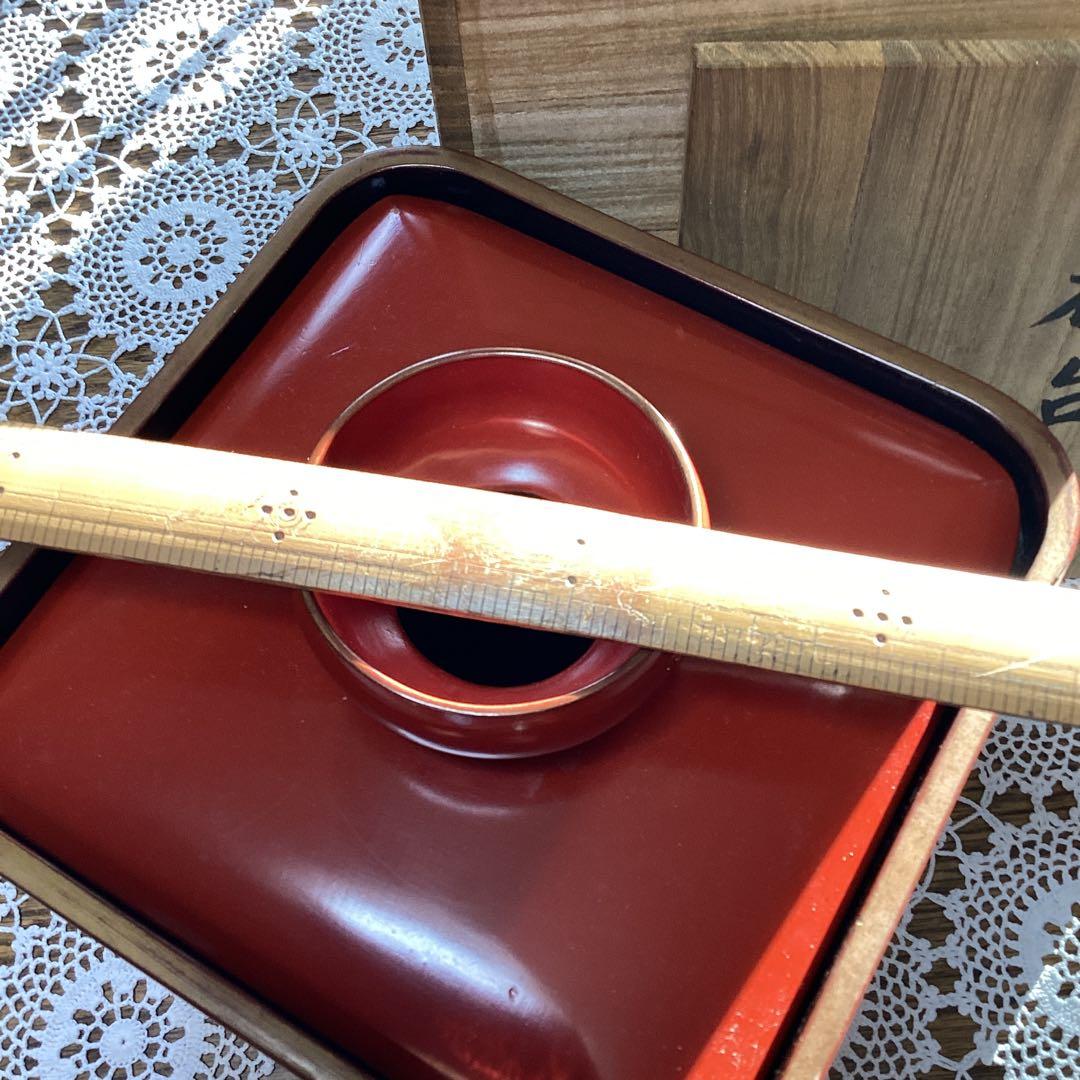 k2f3 朱杯台 漆器 年代物