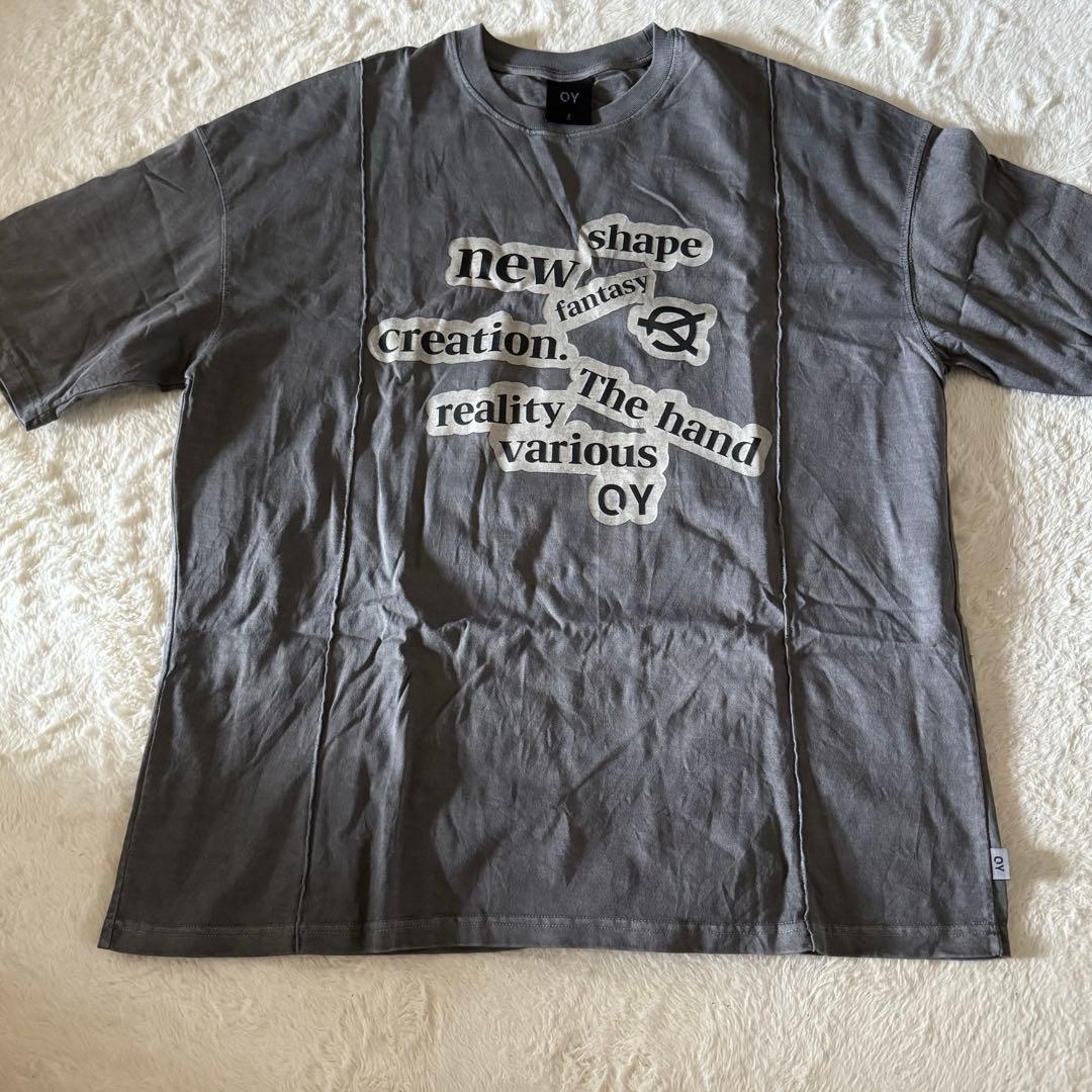 OY PIGMENT PINTUCK LOGO tシャツ　高尾颯斗　ワンエン OY PIGMENT PINTUCK LOGO 高尾颯斗 着用 モデル ワンエン ONE N' ONLY