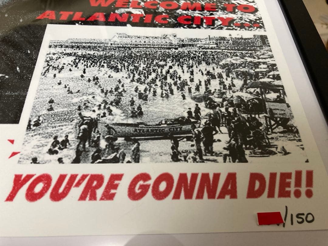 レア Guns N´ Roses リトグラフ ガンズアンドローゼズ ポスター2日