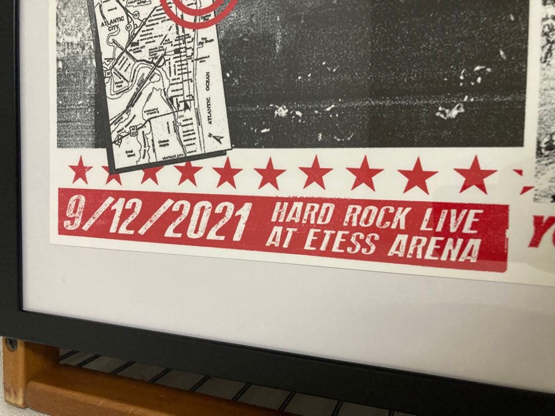 レア Guns N´ Roses リトグラフ ガンズアンドローゼズ ポスター2日