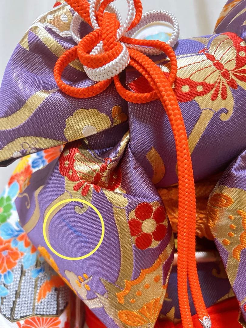 正絹レトロ着物♡七五三　7歳　女の子　フルセット　一式　白系