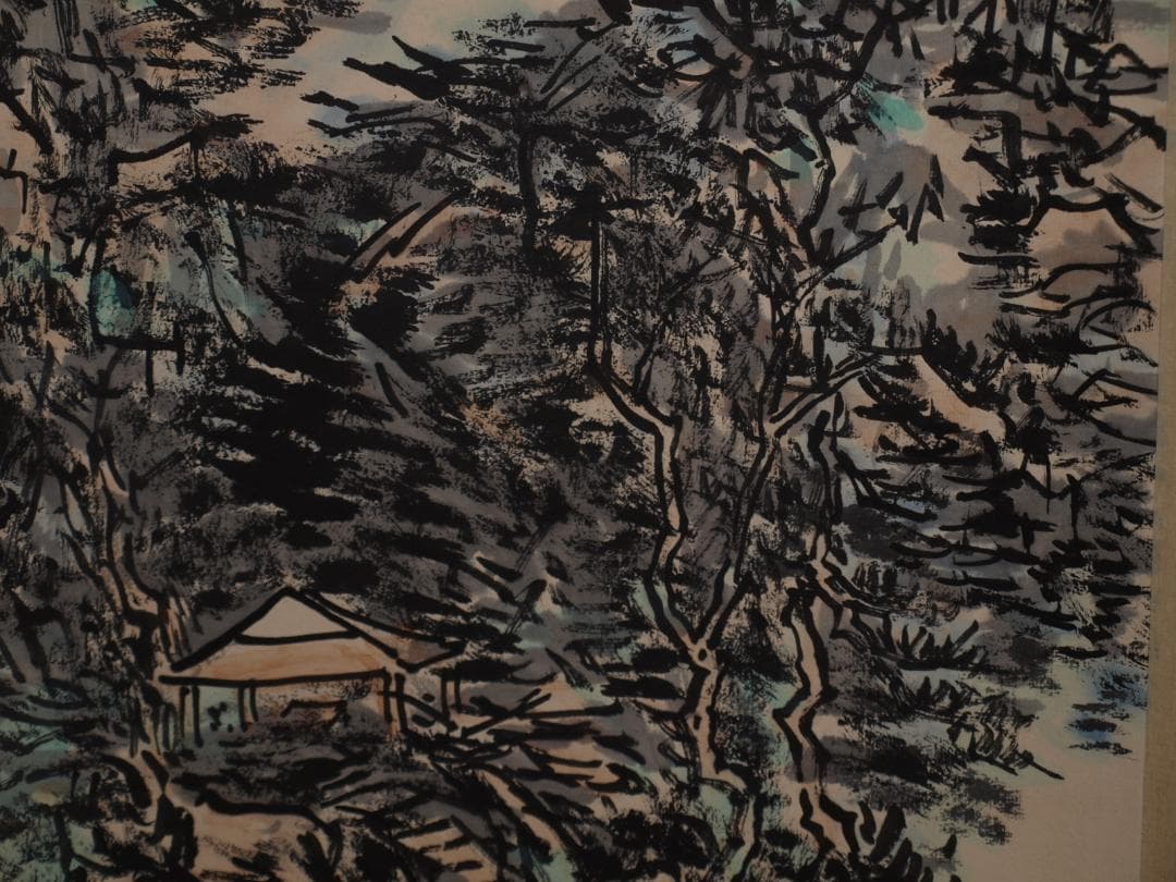 中国清時代の掛軸 唐寅作 激安骨董品 肉筆保証 古美術 DE419A3-5