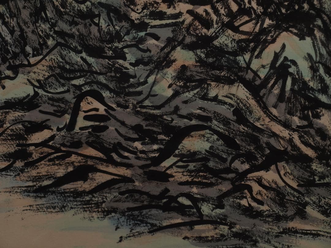 中国清時代の掛軸 唐寅作 激安骨董品 肉筆保証 古美術 DE419A3-5