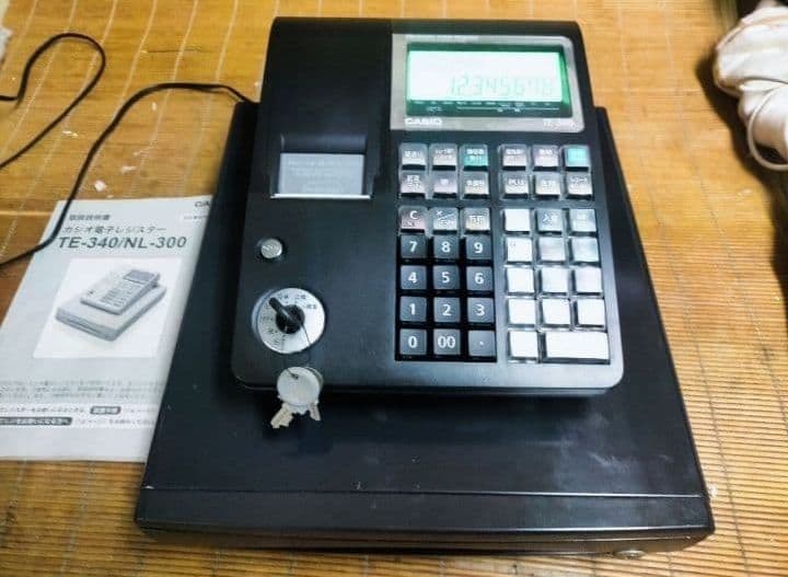 カシオレジスター TE-340/NL300 フル設定無料 066550 - メルカリ
