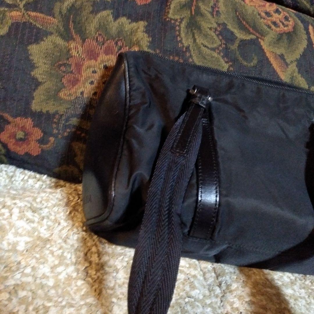 ビターチョコ様PRADA ブラック ナイロン ハンドバッグ