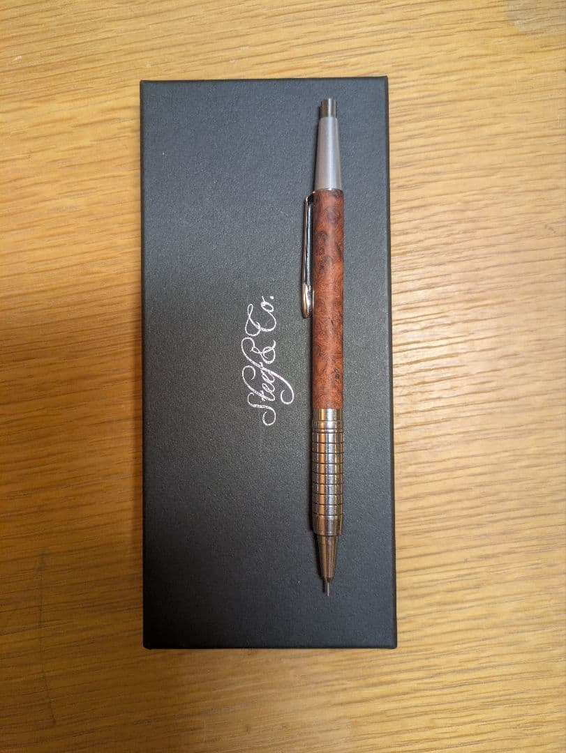 steef&co STドラフト0.5 花梨瘤短軸