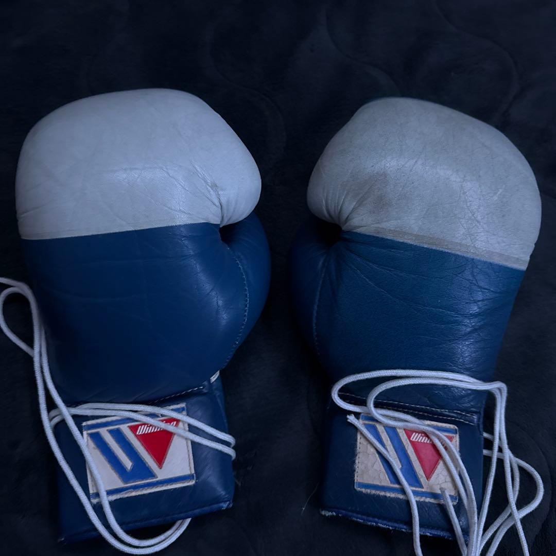 8オンス MS-200-BLK ウイニング ボクシンググローブ ひも式 winning