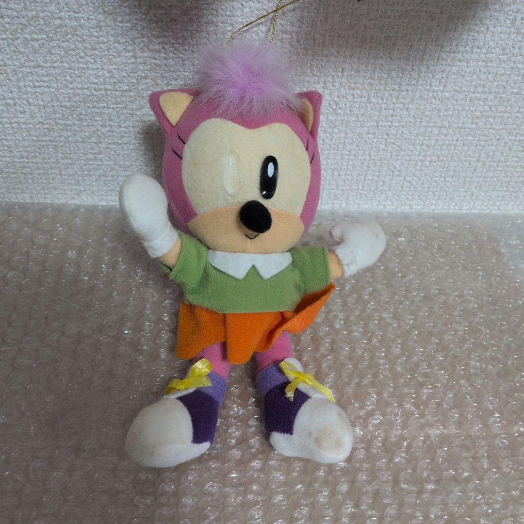 難あり セガソニック ソニック エミー ぬいぐるみ 1993年 レトロ