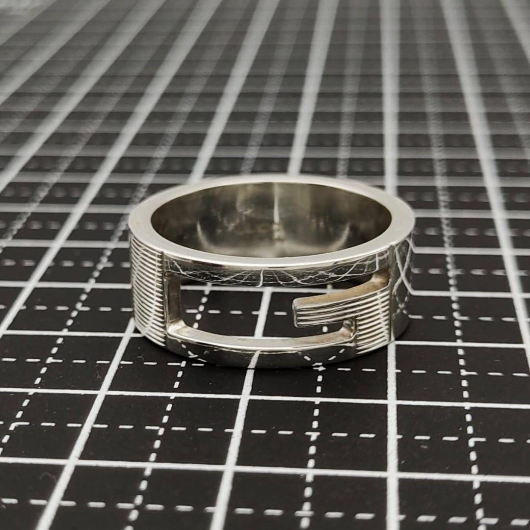 専用【極美品グッチ Gucci リング17（16）カットアウトG シルバー 指輪