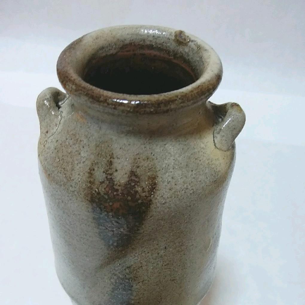 丹波立杭焼花入れ（15代正元直作作）