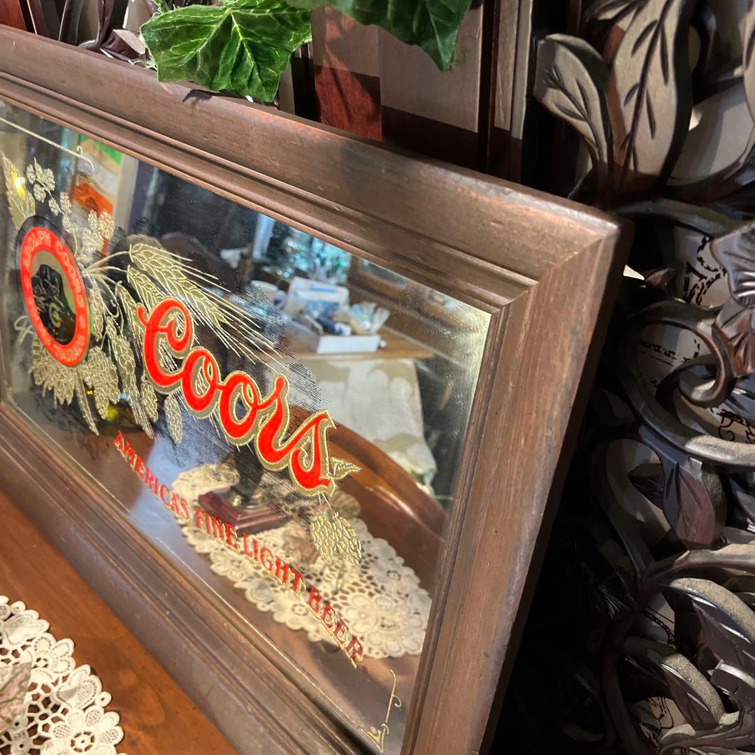 アメリカン雑貨 ビンテージパブミラー coors ビール - メルカリ