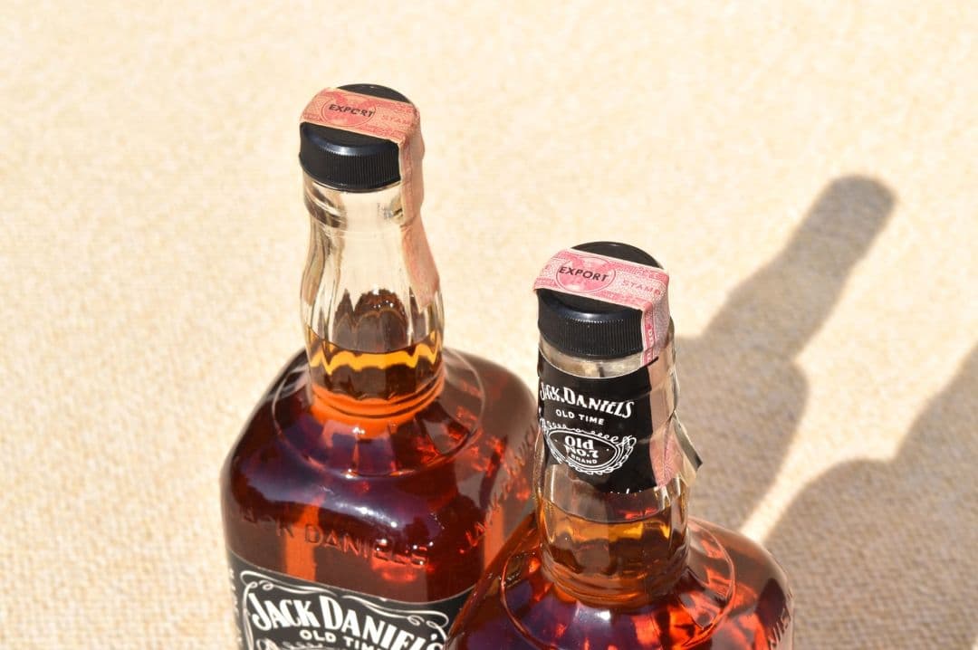 □ ジャックダニエル 旧ボトル 赤紙封印 750ml 45% 2本 □