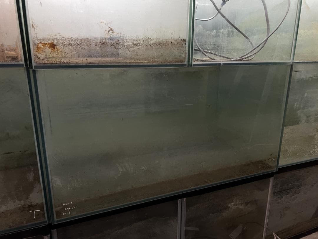 大きめ ガラス水槽 使用済品 中古 汚れあり 引き取り限定 埼玉 四角 四角い