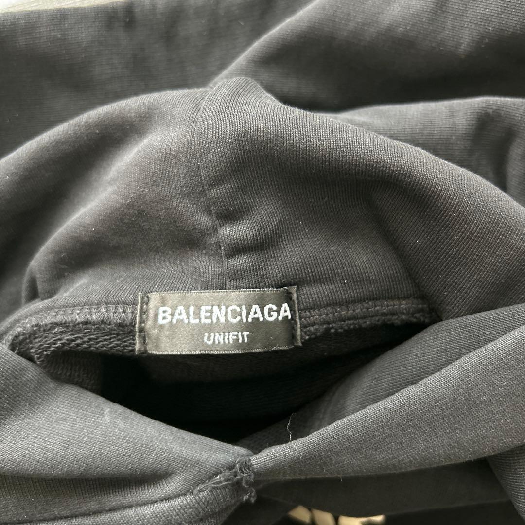 BALENCIAGA バレンシアガ　パーカー　ブラックLサイズ