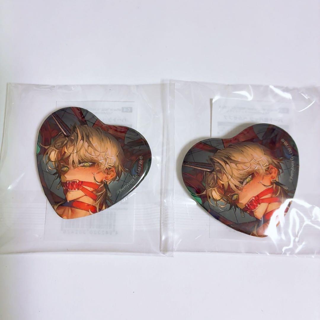 地獄のどこが悪い？ 1st くじ引き堂 C賞 ハート缶バッジ ベルゼブブ