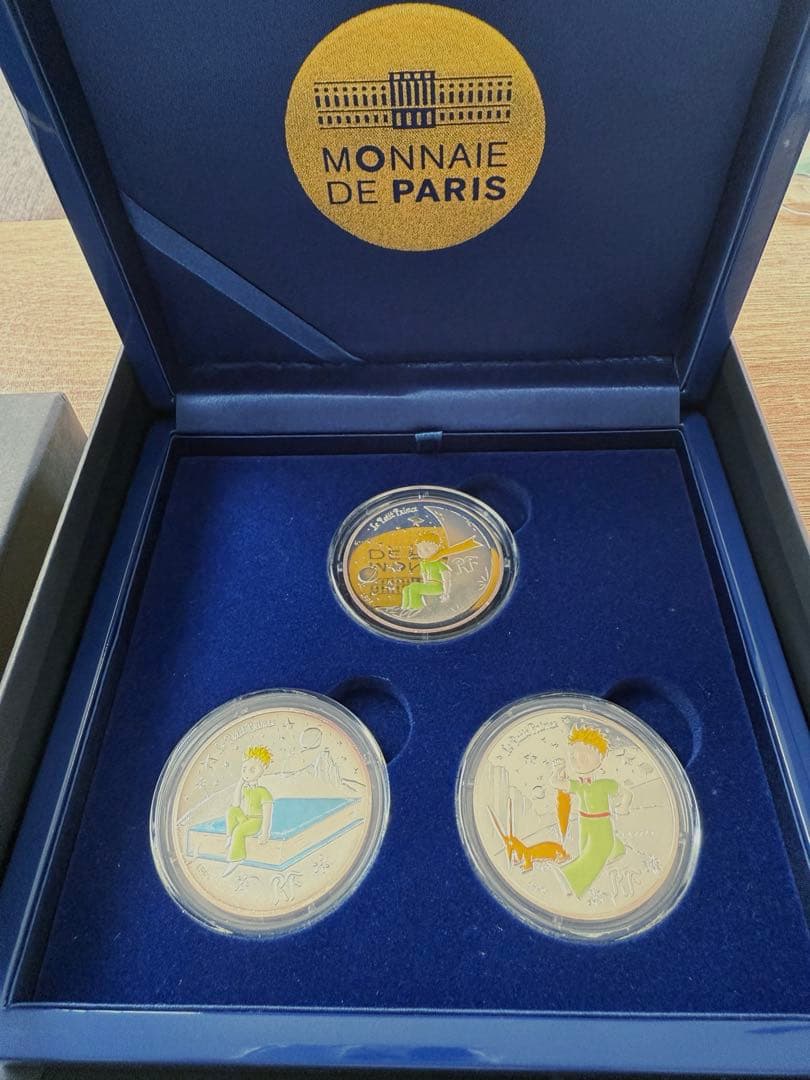 星の王子さま　フランス版発刊75周年記念　カラー銀貨 星の王子さま フランス版発刊75周年記念コイン カラー銀貨 【公式通販】