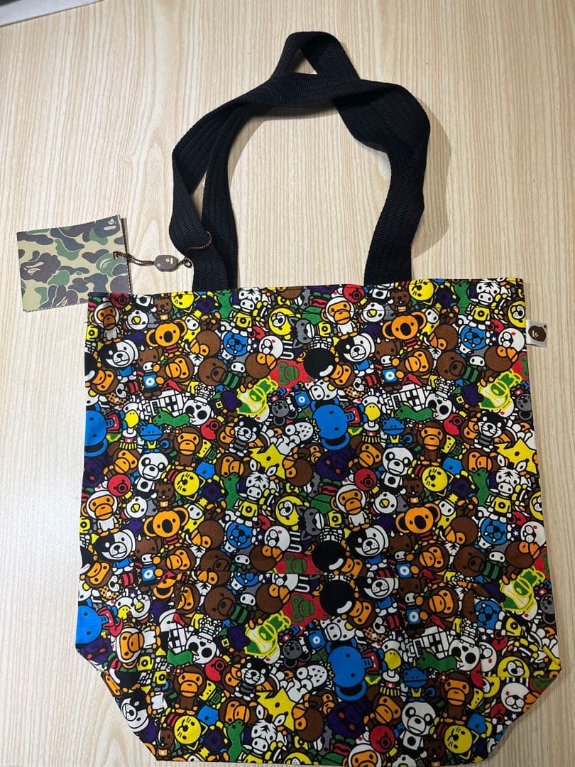 希少】エイプ APE BABYMILO オールサファリ柄 トートバッグ - メルカリ
