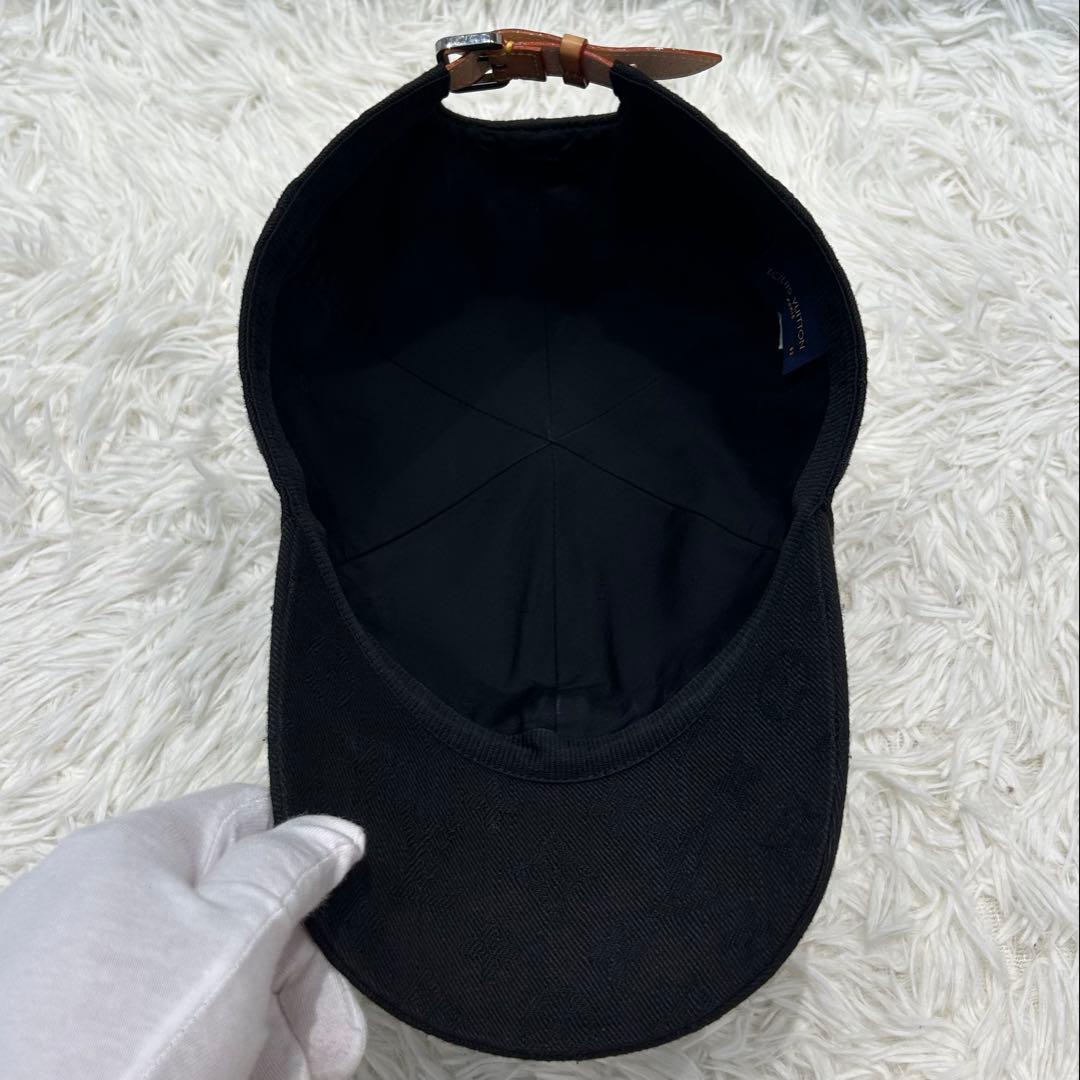 人気】ルイヴィトン キャスケット モノグラム エッセンシャル 帽子 黒 62