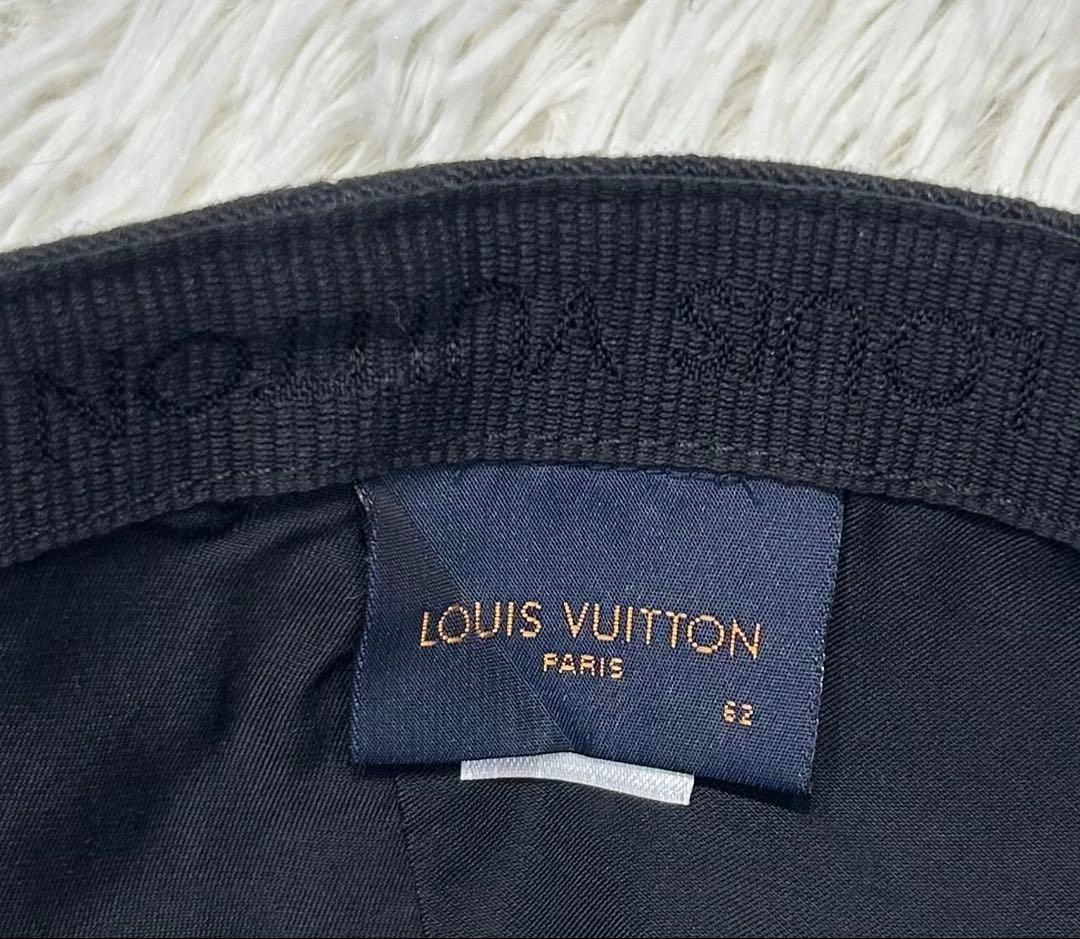 人気】ルイヴィトン キャスケット モノグラム エッセンシャル 帽子 黒 62