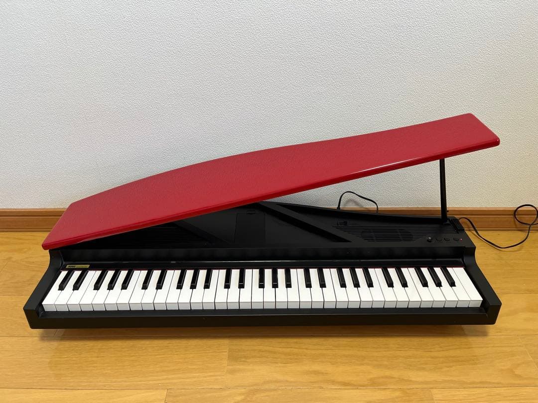 KORG microPIANO 赤 61鍵 コルグ　マイクロピアノ Amazon | KORG MICROPIANO マイクロピアノ ミニ鍵盤61鍵 レッド 61曲の