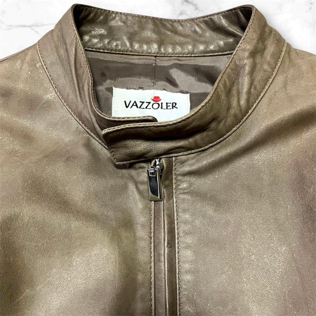 VAZZOLER シングルライダース VERA PELLE レザー イタリア製