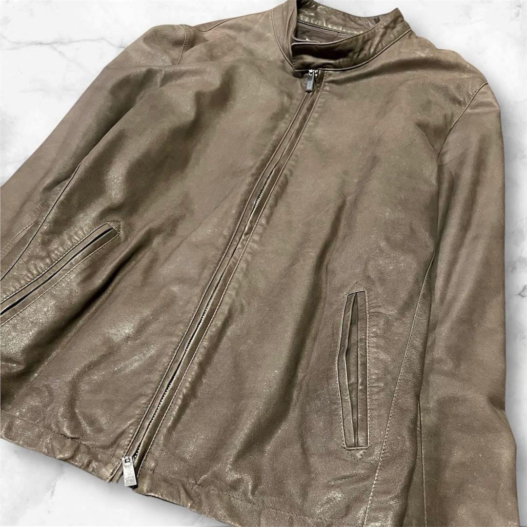 VAZZOLER シングルライダース VERA PELLE レザー イタリア製