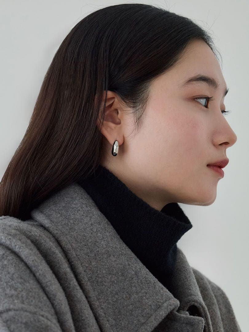 crewreクルーレ グロッシーペブルピアス シルバー