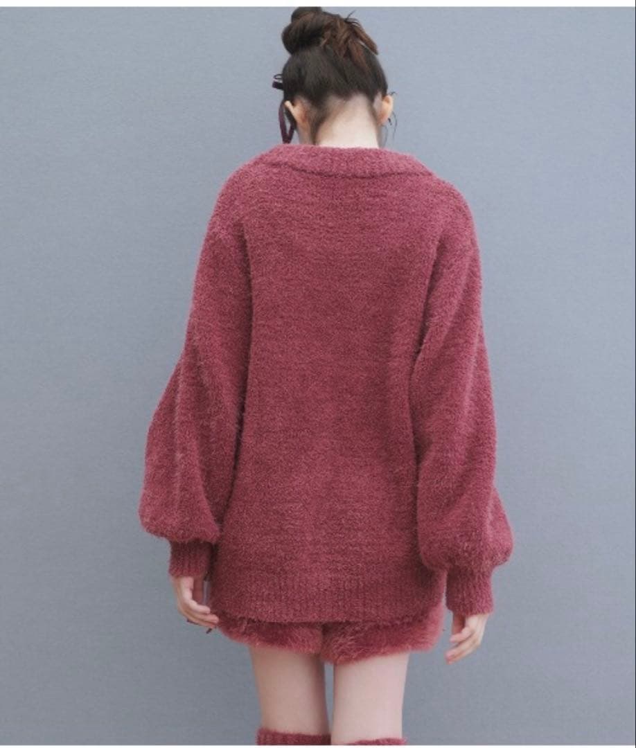 ピーチジョン PEACH JOHN フェザー カーディガン パンツ ソックス