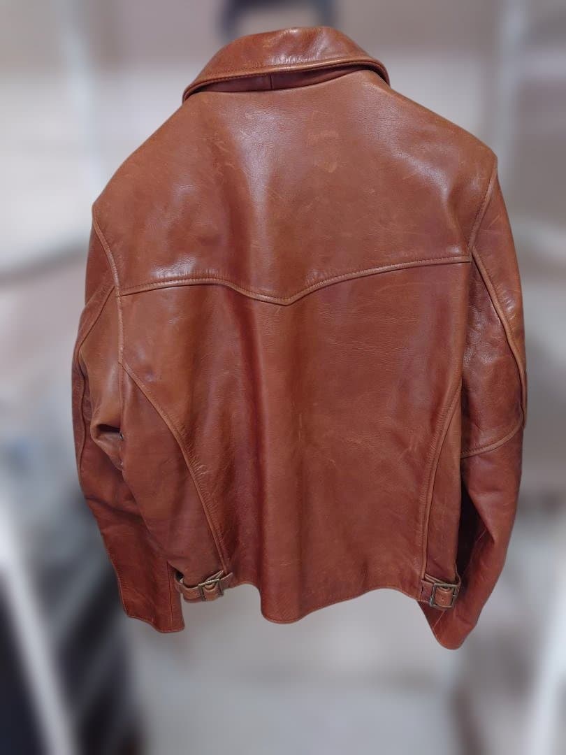 良い友達 BUY3S様専用 HN.PILOT ブラウンレザーシングルライダース