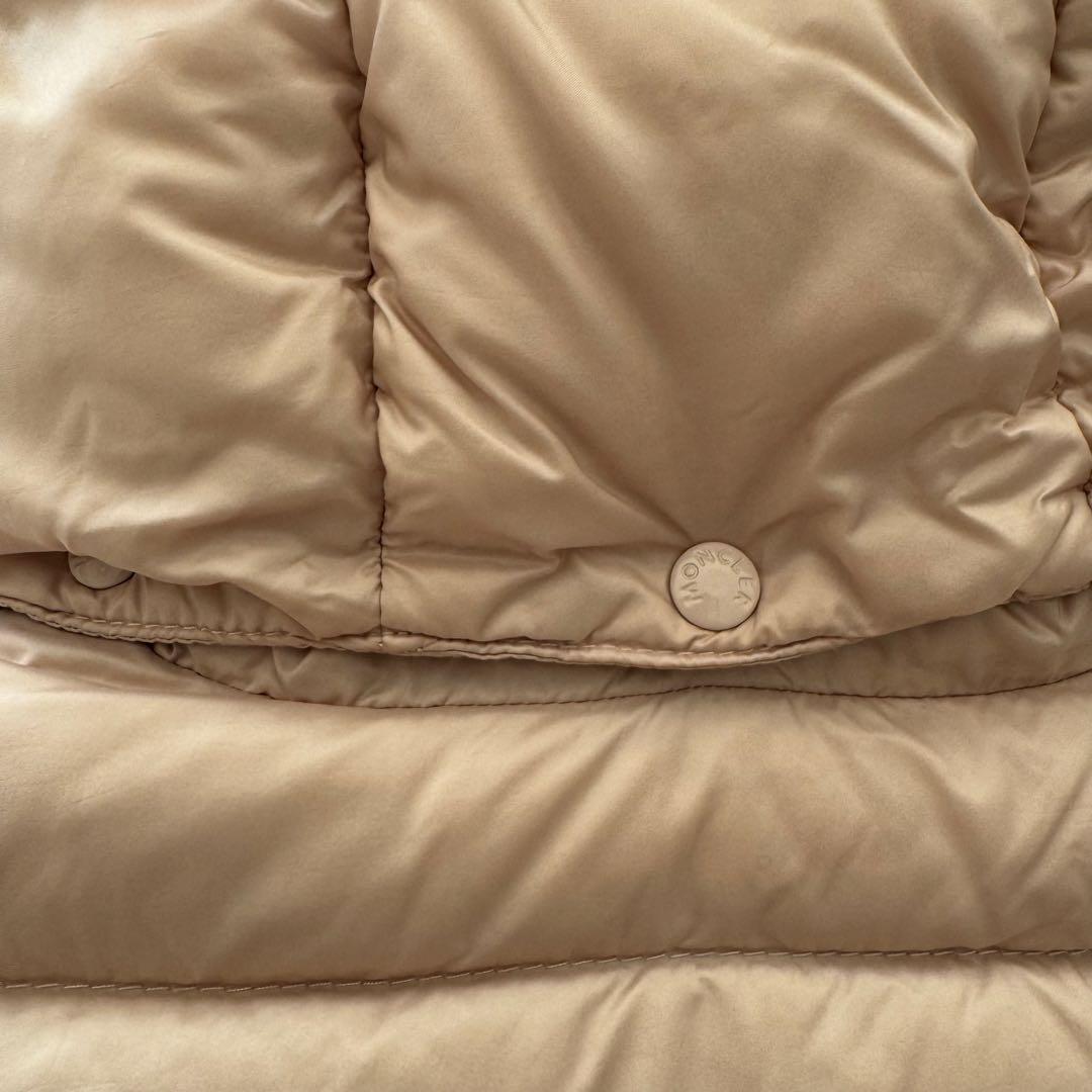 マロンままMONCLER フード付きダウンジャケット 12/18M ピンク