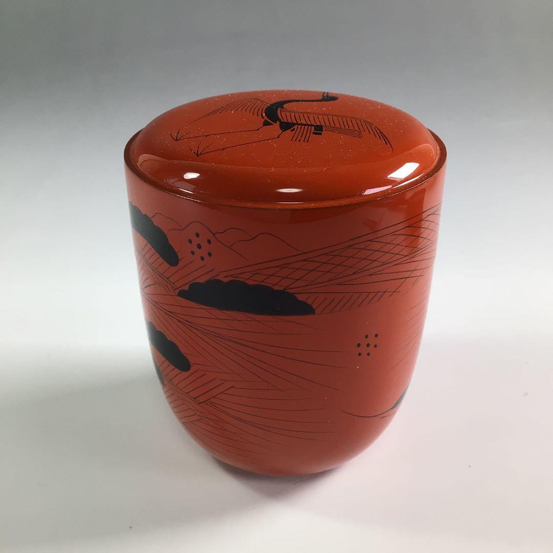 Ｒ１２８　棗　『道場宗廣作』『玄々斎好写』『曙棗』　共箱　茶道具