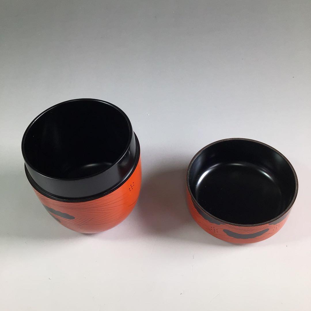 Ｒ１２８　棗　『道場宗廣作』『玄々斎好写』『曙棗』　共箱　茶道具