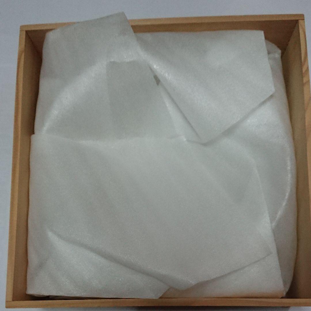 美濃古窯・桔梗屋窯・五代・小三郎作・白志野山水鶴ドラ鉢・未使用品