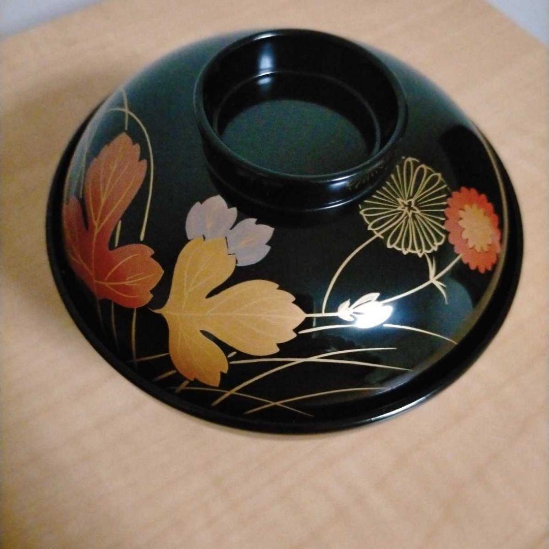 新品未使用 越前塗 祖雅堂 蒔絵付 吸物椀 五客揃 漆器 共箱