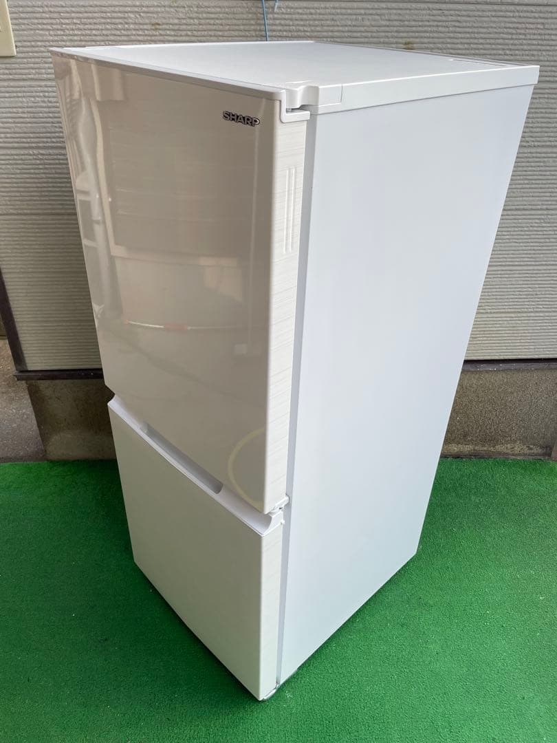 810シャープ 左右付け替え可能2ドア冷蔵庫 おしゃれホワイト 高性能 単身