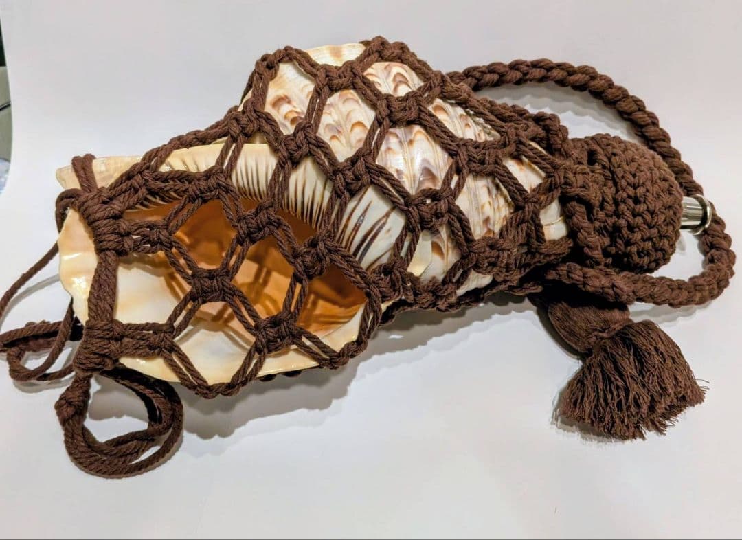 法螺貝　40.1cm 貝袋付き1339g 46000円　山伏　修験