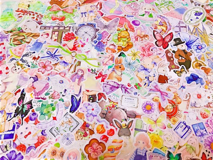 可愛いい❤️❤️フレークシール( ⸝⸝•ᴗ•⸝⸝ )お洒落な装飾