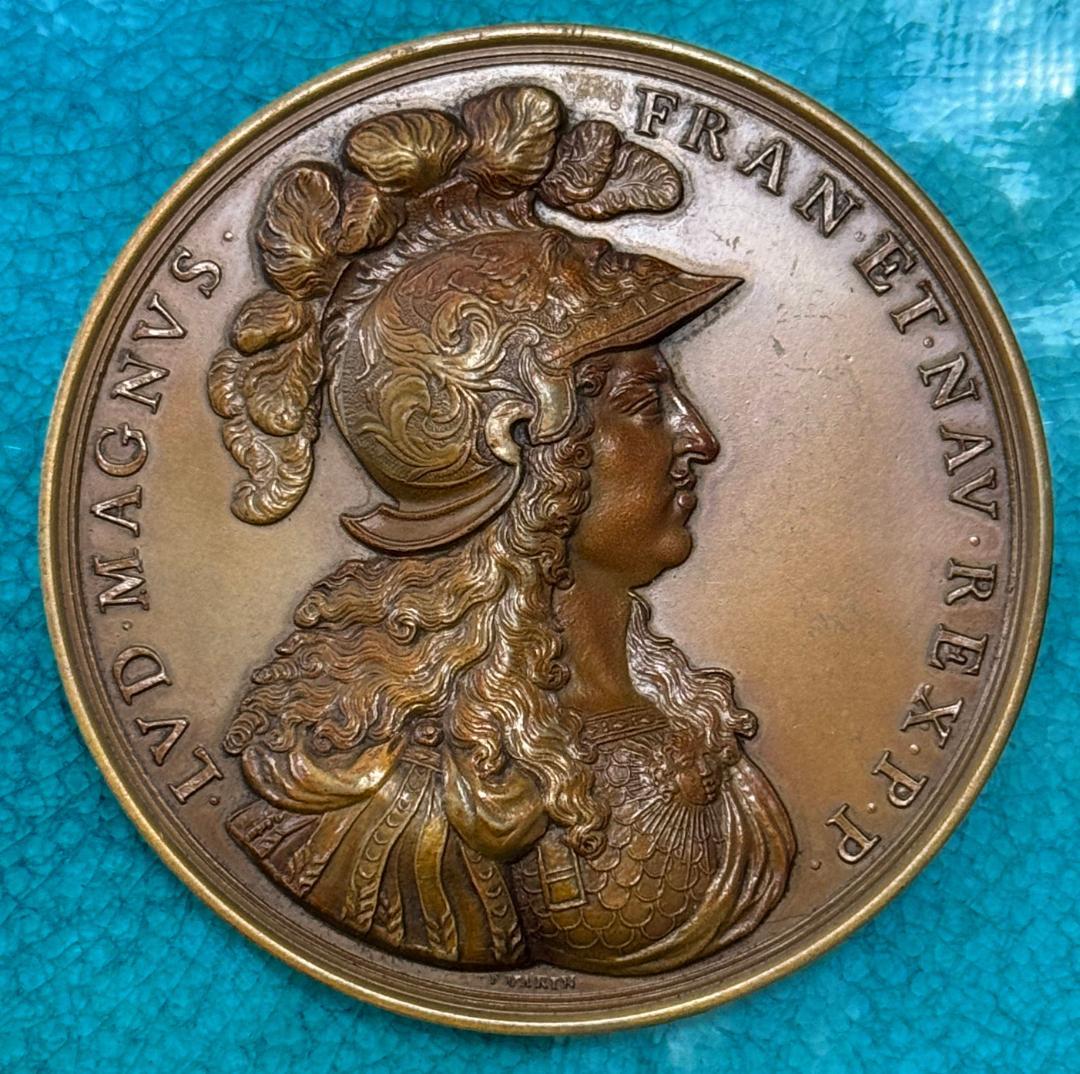 1674 フランス ルイ14世 国王 勲章 超大型 ブロンズメダル