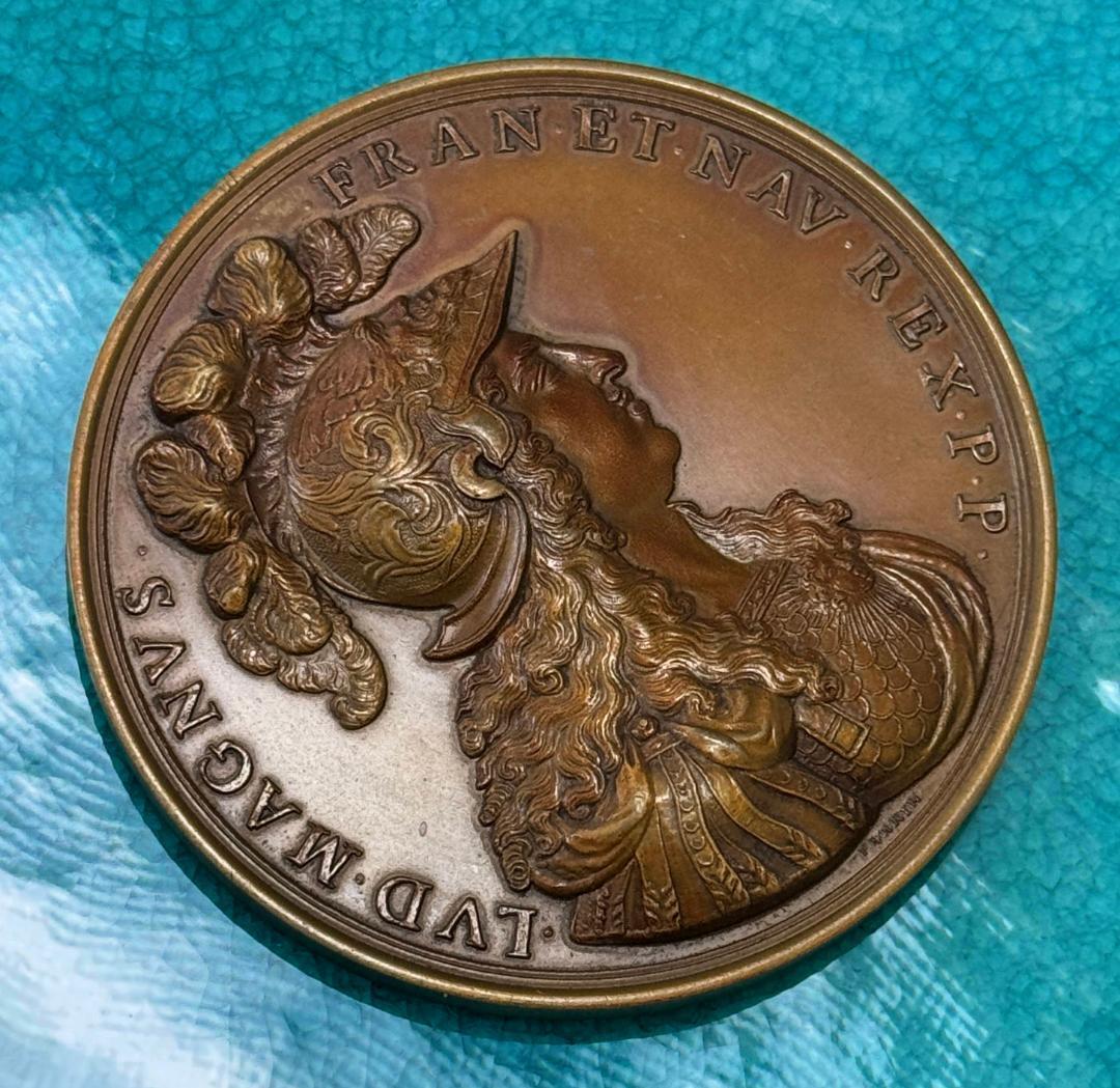 1674 フランス ルイ14世 国王 勲章 超大型 ブロンズメダル