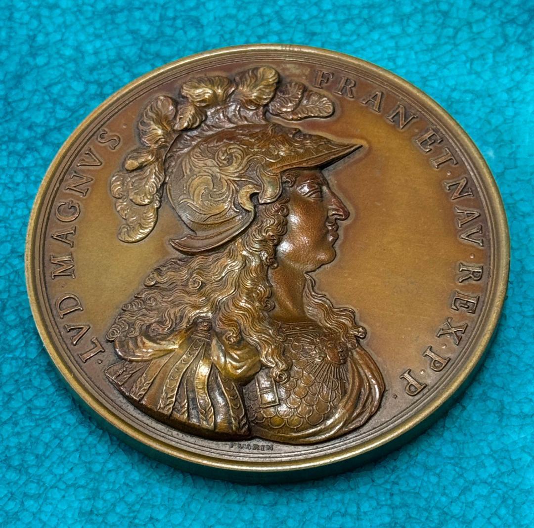 1674 フランス ルイ14世 国王 勲章 超大型 ブロンズメダル