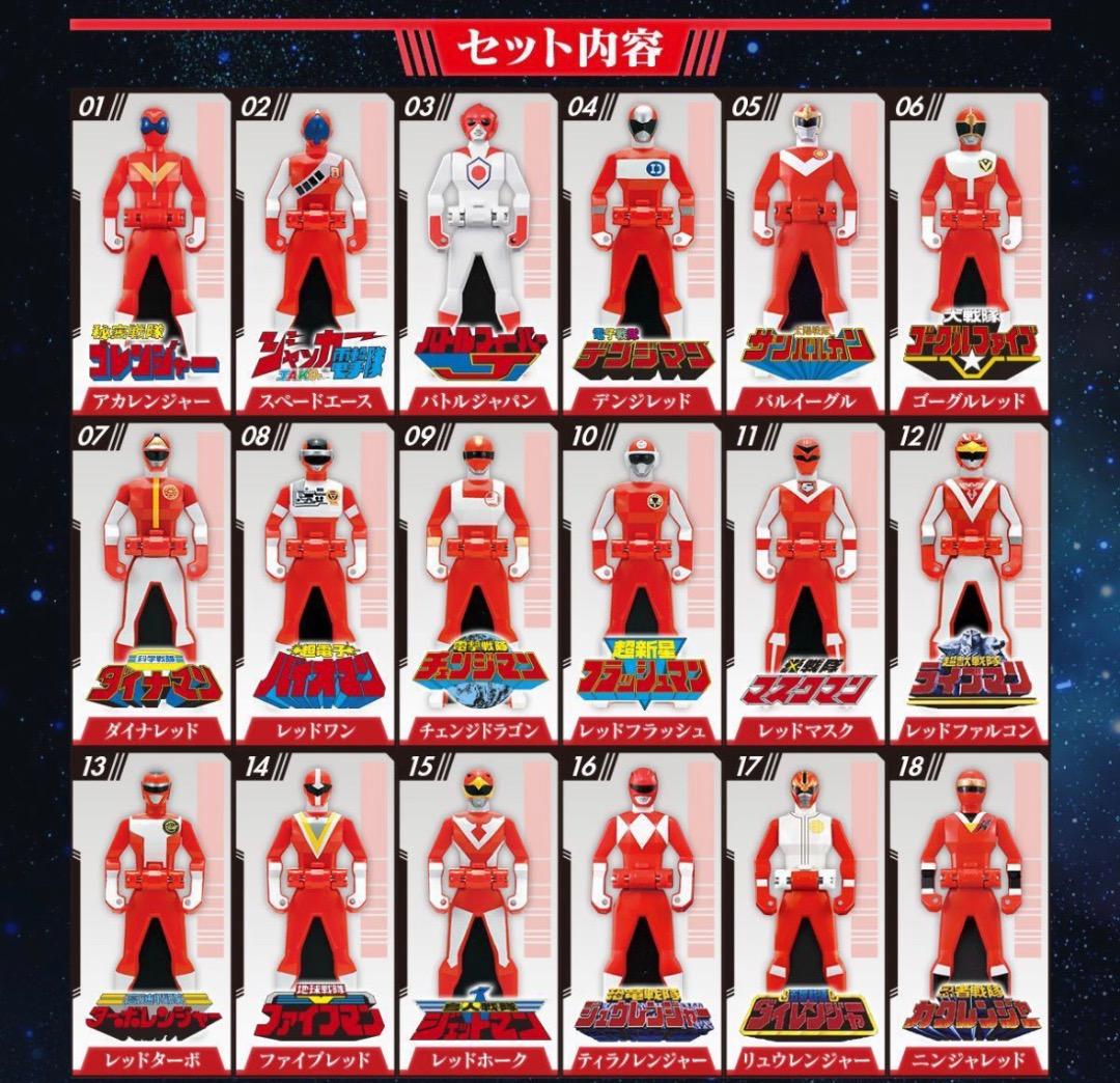 レンジャーキー -MEMORIAL EDITION- 35レッドセット